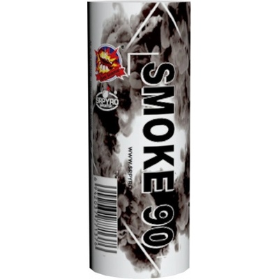 Srpyro Dýmovnice SMOKE 90 černá škrtací dýmovnice CLE7037BL