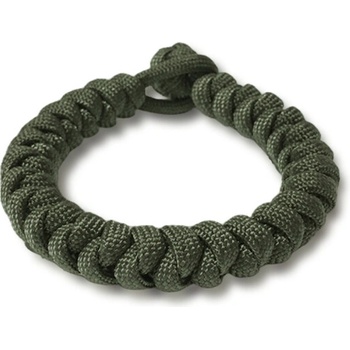 WARAGOD Паракорд гривна с регулируема закопчалка Ectar, зелена (WAR0073012)