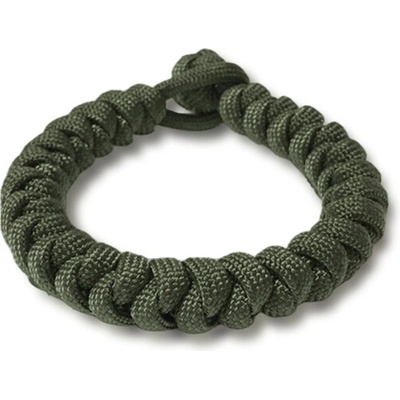 WARAGOD Паракорд гривна с регулируема закопчалка Ectar, зелена (WAR0073012)