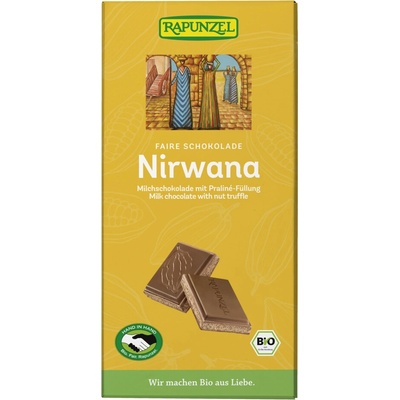 Rapunzel NIRWANA s pralinkovou náplní BIO 50% 100 g