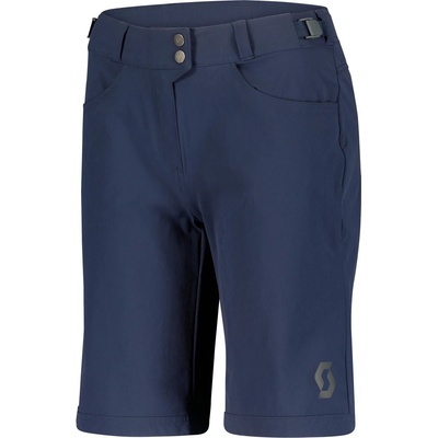 SCOTT Дамски шорти за колоездене Scott Women's Shorts Trail Flow with Pad Cycling bottoms - Dark Blue - размер XS (155-1035-0811)