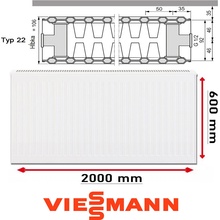 Viessmann 22 600 x 2000 mm