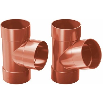 Gutta Aqua Napojení do PVC svodu 67,5° 110 mm cihlově červené