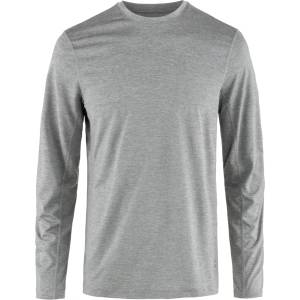 Fjällräven Мъжка спортна тениска Fjällräven Abisko Day Hike L/S Longsleeve - Shark Grey (216-6069-0511)
