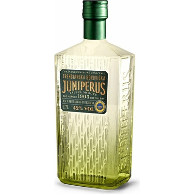 Old Herold Juniperus Trenčianska borovička 42% 0,7 l (čistá fľaša)