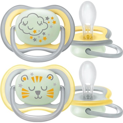 Philips Avent dudlík Ultra Air žlutá 2ks