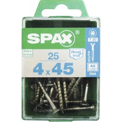 Spax Uni vrut zápust.hlava T-Star+ T20 část.závit ocel A2 4 x 45 mm 25 ks