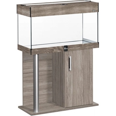 Diversa Comfort LED akvarijní set rovný hliník 112 l