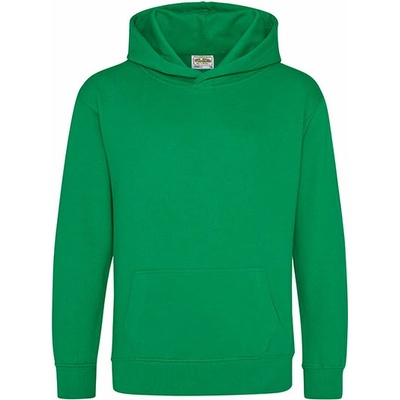 Just Hoods Kids Hoodie Color Kelly Green