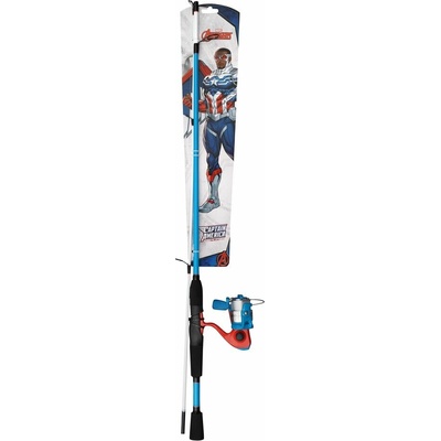 Shakespeare Dětský Set Marvel® Captain America Combo 1,83 m 5-20 g 2 díly + Naviják 2000 FD