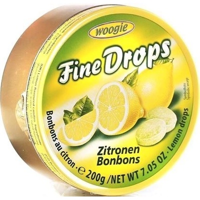 Woogie Fine drops Citrón v plechovej dóze 200 g