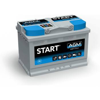 Image 1 of START AGM Deep Cycle 12V 70Ah right+