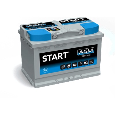 START AGM Deep Cycle 12V 70Ah right+
