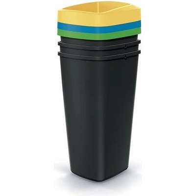 Compacta Q Drop Set Kôš odpadkový čierny 3 x 25 l