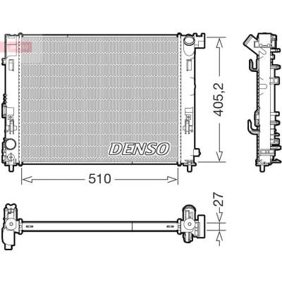 Chladič, chlazení motoru DENSO DRM46076