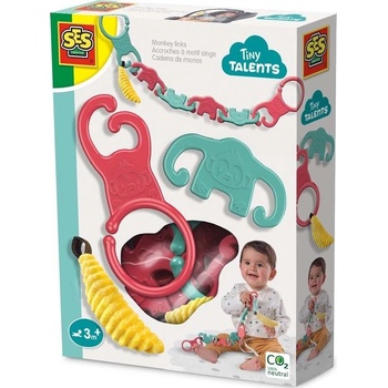 SES Creative Tiny Talents Monkey links играчка за моторна умение (447710) (447710)