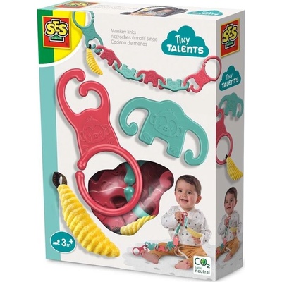 SES Creative Tiny Talents Monkey links играчка за моторна умение (447710) (447710)