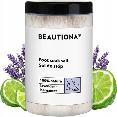 Beautiona koupelová sůl na nohy levandule-bergamot 500 g