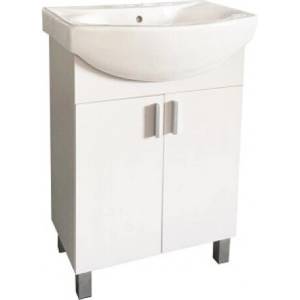 InterCeramic Мебел за баня pvc icp 5544 - 2 врати с порцеланов умивалник 4255 (icp 5544)