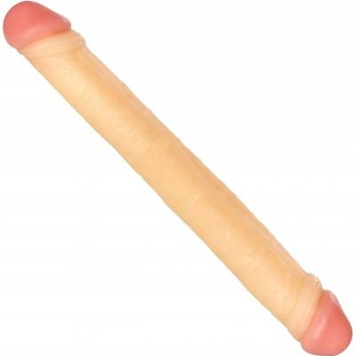 Seven Creations Double Solid Jelly Dong Oboustranné dildo 33 cm