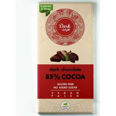 Health Market Dark Delight Hořká čokoláda 85% 80 g