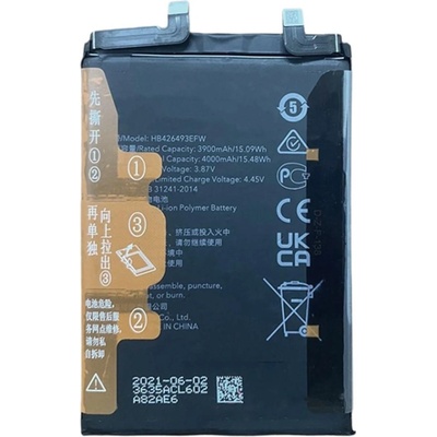 Huawei Honor HB426493EFW Съвместима Литиево-полимерна Батерия 3.87V / 3900mAh за Honor 50 SE / Huawei nova 9 SE