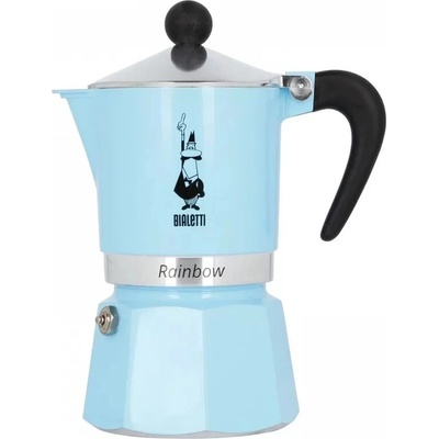 Bialetti Modrá moka kanvica Rainbow 3