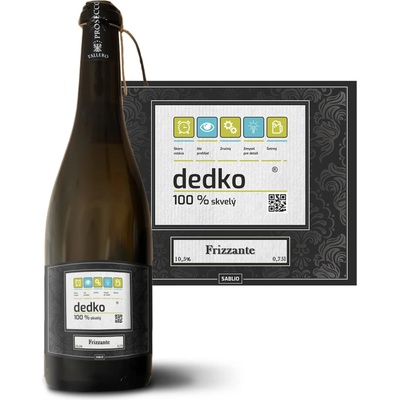 Sablio Dedko Prosecco biele suché šumivé víno 10,5 % 0,75 l (holá fľaša)