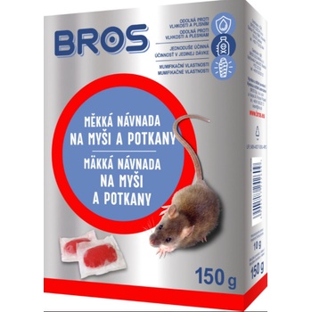Bros Na myši a potkany mäkká návnada 150 g
