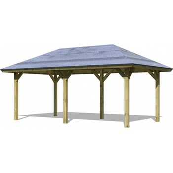 KARIBU Carport Kirn 2 68844