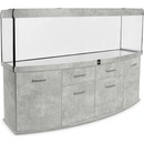 Diversa Solid LED akvarijní set vypouklý beton 720 l