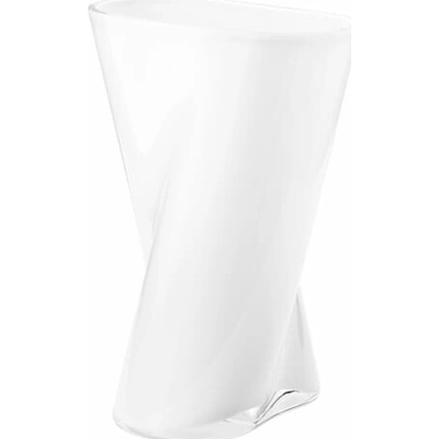 Sklenená váza Lituus opál, malá - Georg Jensen