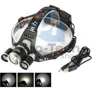 Kraft&Dele LED челник акумулаторен Dual 200 м 02289 (KD1246)