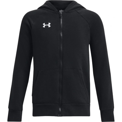 Under Armour Boys' UA Rival Fleece Full-Zip Hoodie černá