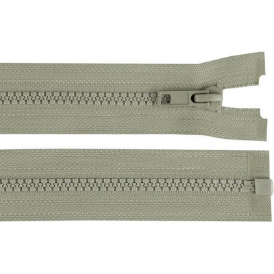 Kostěný zip šíře 5 mm délka 70 cm bundový 310 šedá světlá