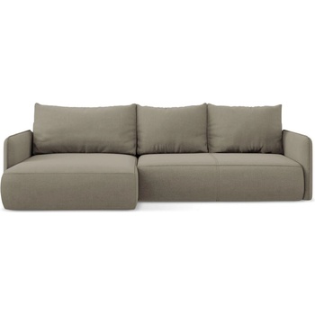 makamii Бежов разтегателен ъглов диван с място за съхранение (ляв ъгъл) Nanea - Makamii (NANEA_LCF_M_24_P1_C14)