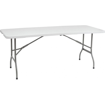 NABBI Vivas cateringový skladací stôl sivá / biela