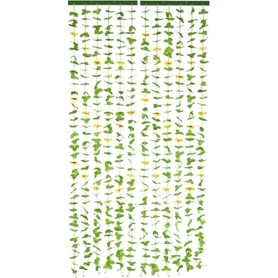 Maximex Жълто-зелено перде за врата 90x190 cm Sunflowers - Maximex (9944231500)