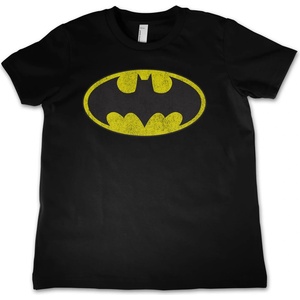 HYBRIS детска тениска Batman - Distressed Logo - HYBRIS - WB-12-BAT004-H50-8-BK