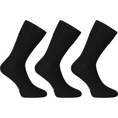 Nedeto 3PACK ponožky vysoké medic 3PMV001 čierné