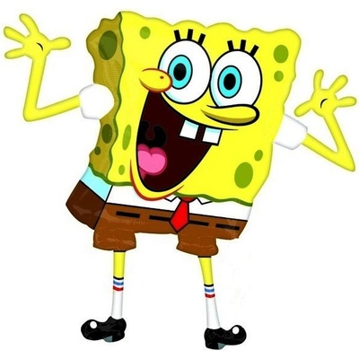 Amscan Balonek fóliový Spongebob postava 58 cm