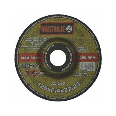 Nástroje cz Kotouč brusný 125 x 6,4 x 22 mm IM-2-125-6,4