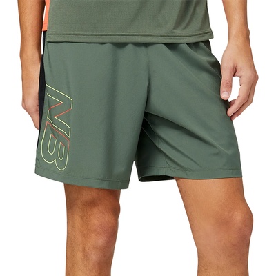 New Balance Шорти New Balance Printed Accelerate Pacer 7 Inch 2 in 1 Short Зелен Velikost S