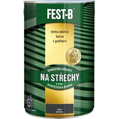 FEST-B S2141 antikorozní nátěr na železo 0155 antracit 5kg – Zbozi.Blesk.cz