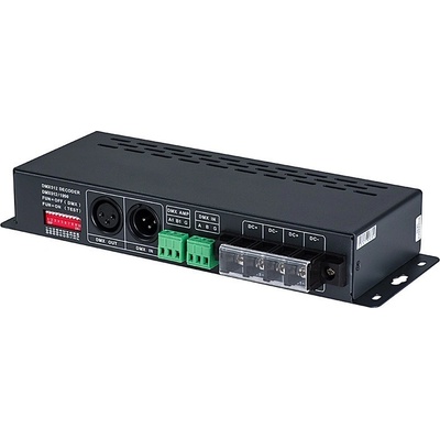 DMX 512 ovládač pre RGB pásky, 24 kanálov 3A