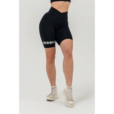 Nebbia Leginové šortky s vysokým pasem SNATCHED 614 black