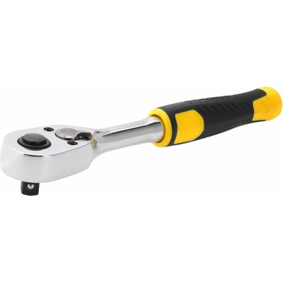 STMT82663-0 STANLEY 1/4" RAČNA S BIMATERIÁLNÍ RUKOJETÍ, 72 ZUBŮ