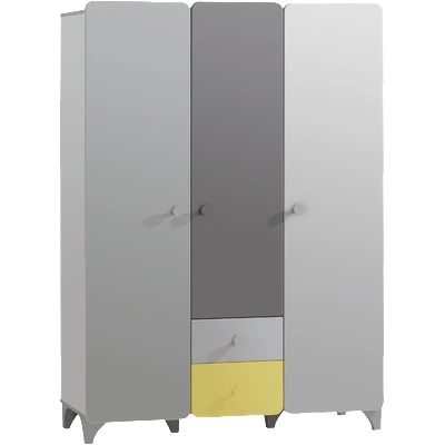 Carmen Трикрилен детски гардероб minia 143х53х200 см (3575265)