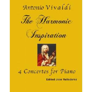 Antonio Vivaldi: The Harmonic Inspiration; 4 Concertos for Piano | Jose Valladares, Antonio Vivaldi (2018)