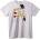NOONEBRAND Тениска One Punch Man Млъкни - 2XL, White
